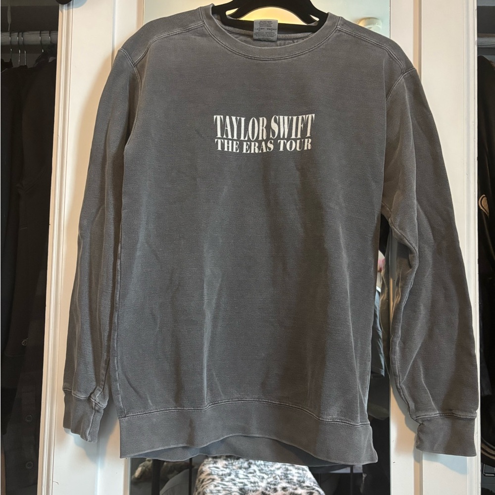 Taylor Swift The Eras Tour Gray Sweatshirt